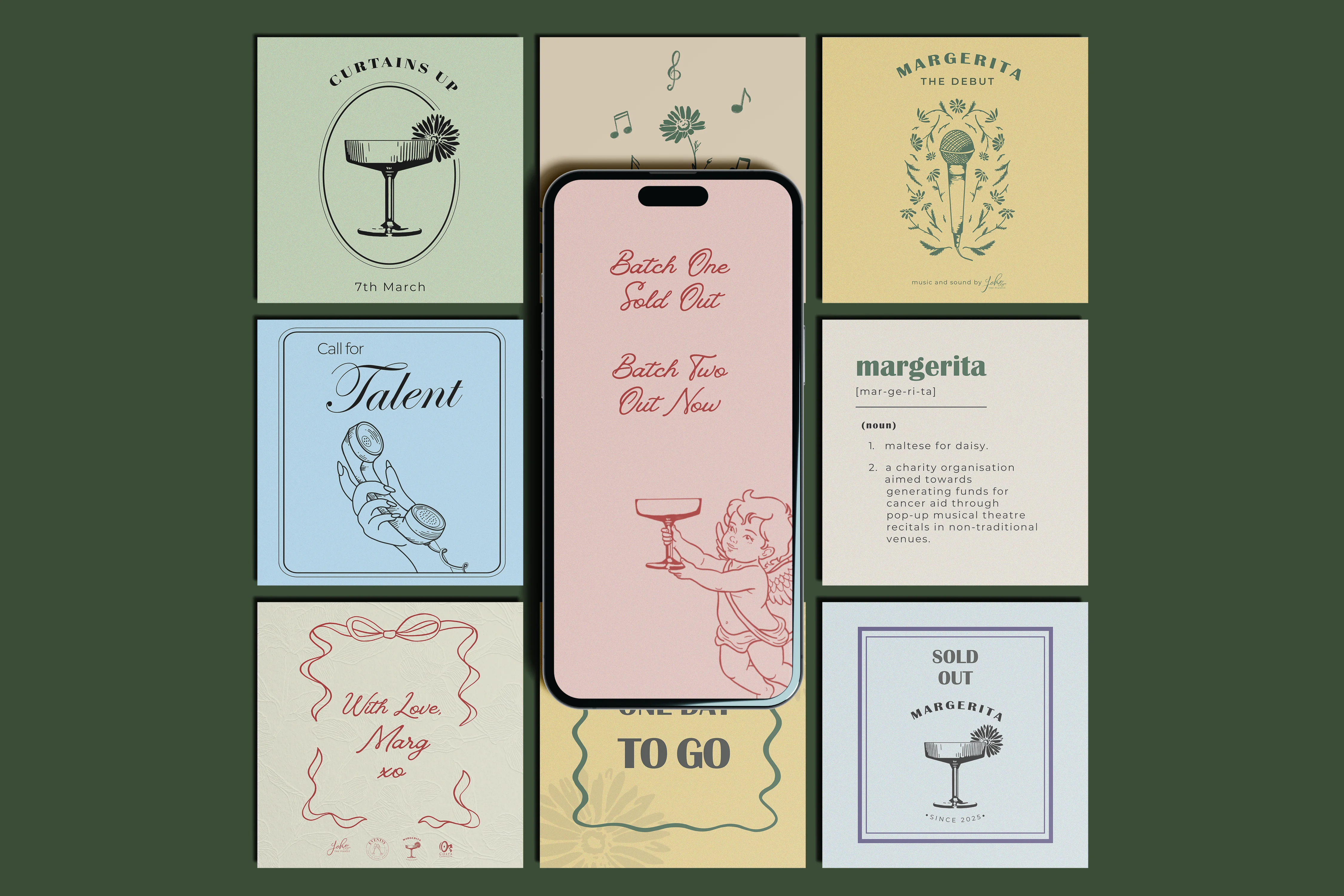 Margerita Event Branding